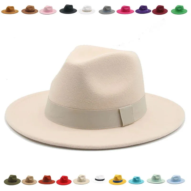 Fedora Hat Wool - Sombrero Fedora para Mujer, Gorro de