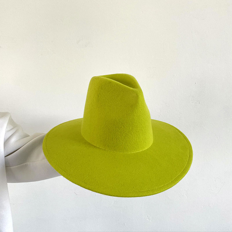 Fedora Hat Wool - Sombrero de lana de diseñador de