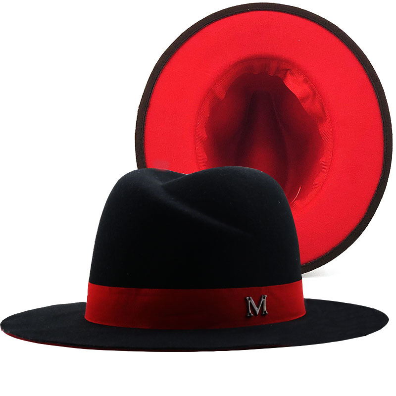 Fedora Hat Wool - Sombrero Fedora de Jazz para hombre