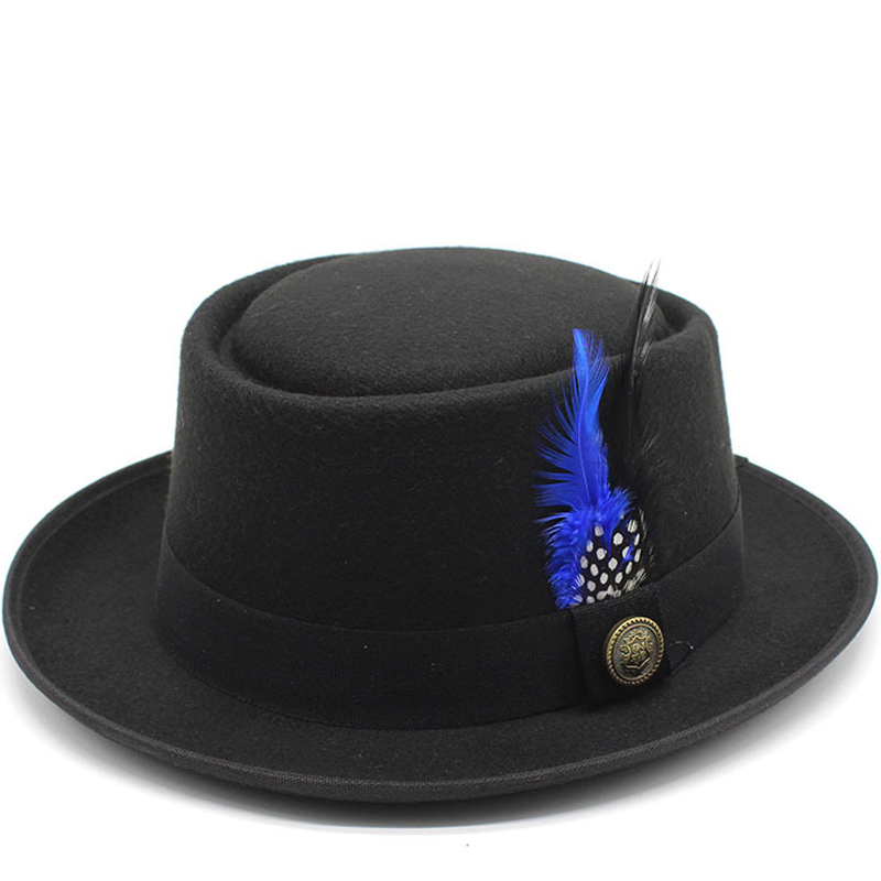 Fedora Hat Wool - Sombrero de Pie de cerdo Vintage