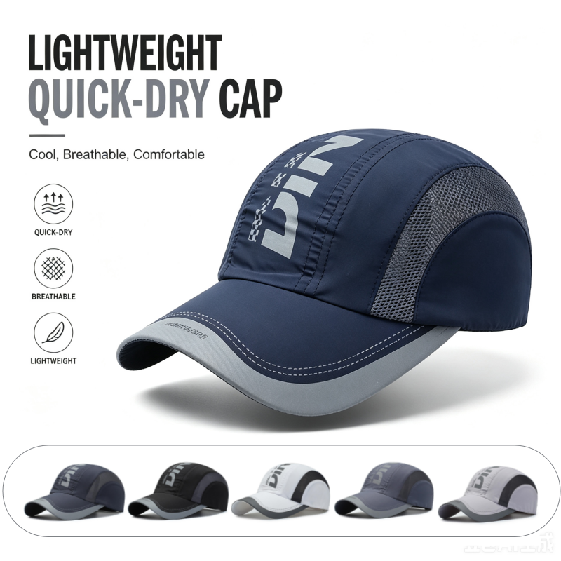 Running Cap Lightweight - Gorra Deportiva de Secado Rápido para