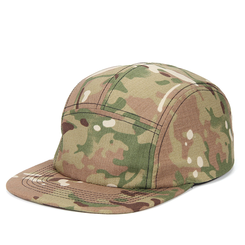 Corduroy Cap 5 Panel - Gorras de Sol de camuflaje para