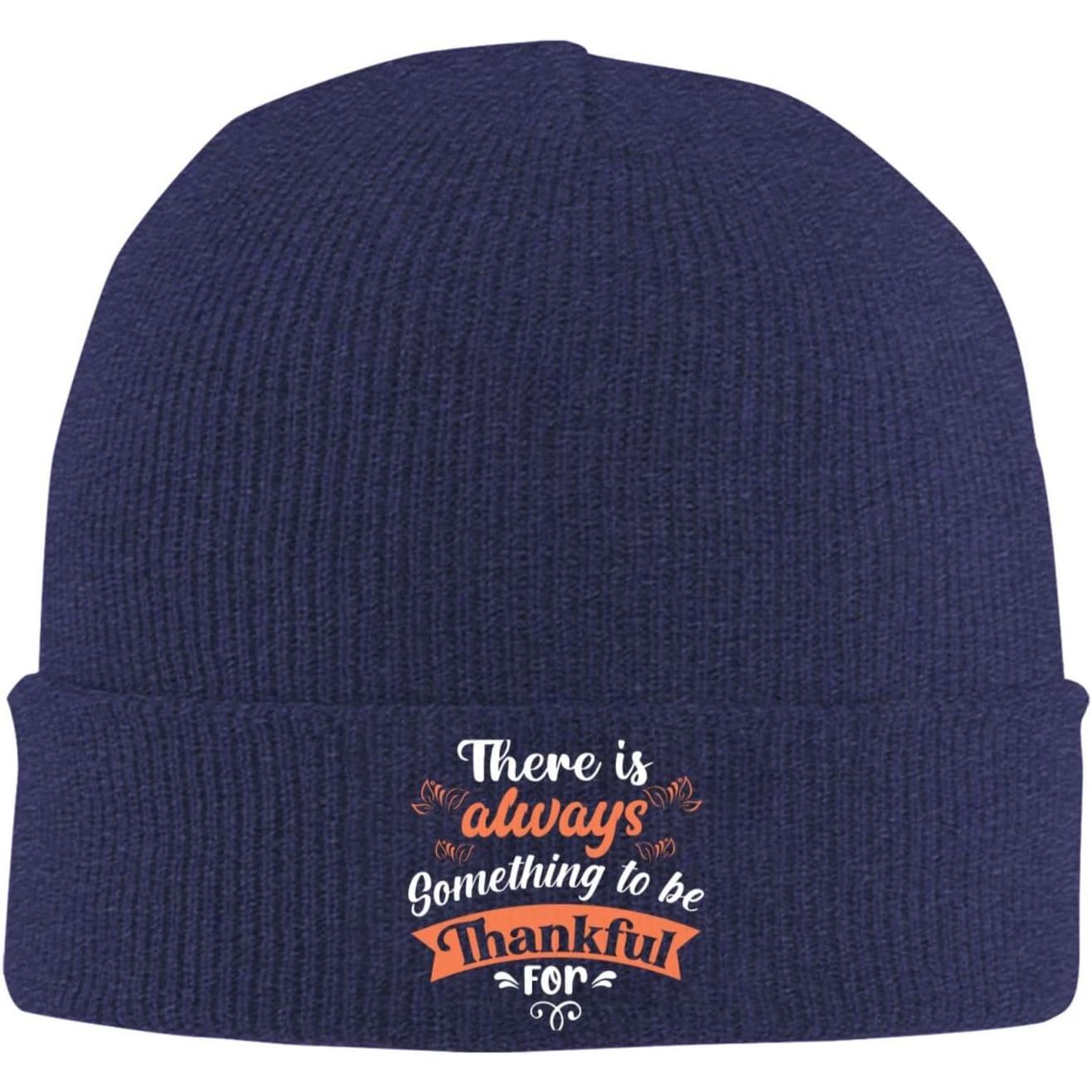 Beanie Cuffed Knit - Hay siempre algo de ser agradecido