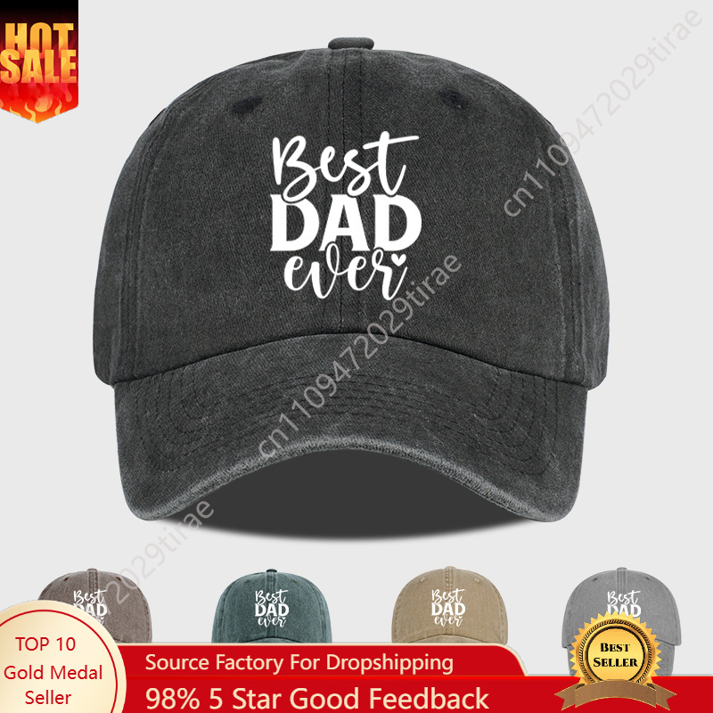 Dad Hat Cotton - Gorra de béisbol vintage lavada con