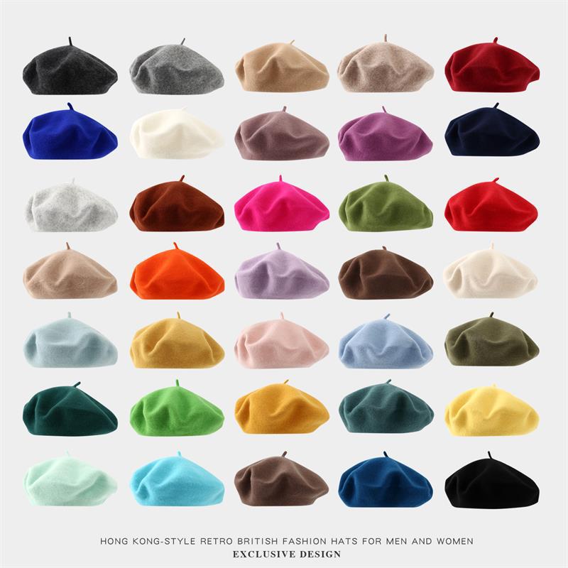 Beret French Wool - Boina Grande para Mujer, Boinas Grandes