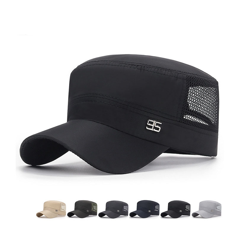 Snapback Hat Flat - Gorra militar plana, gorra de béisbol