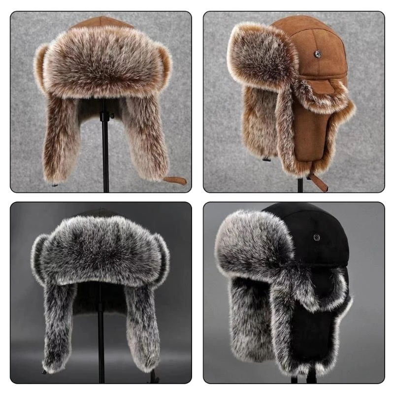 Trapper Hat Ear Flap - Gorro de Invierno con Forro de