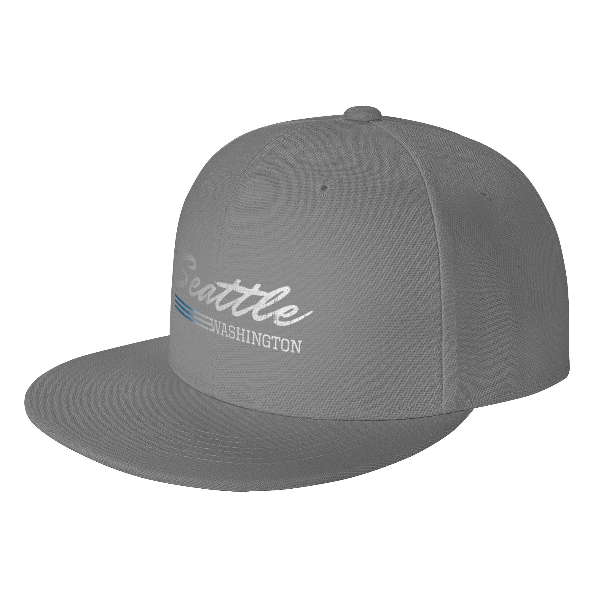 Baseball Cap Structured - Gorra de Béisbol con Visera Plana,