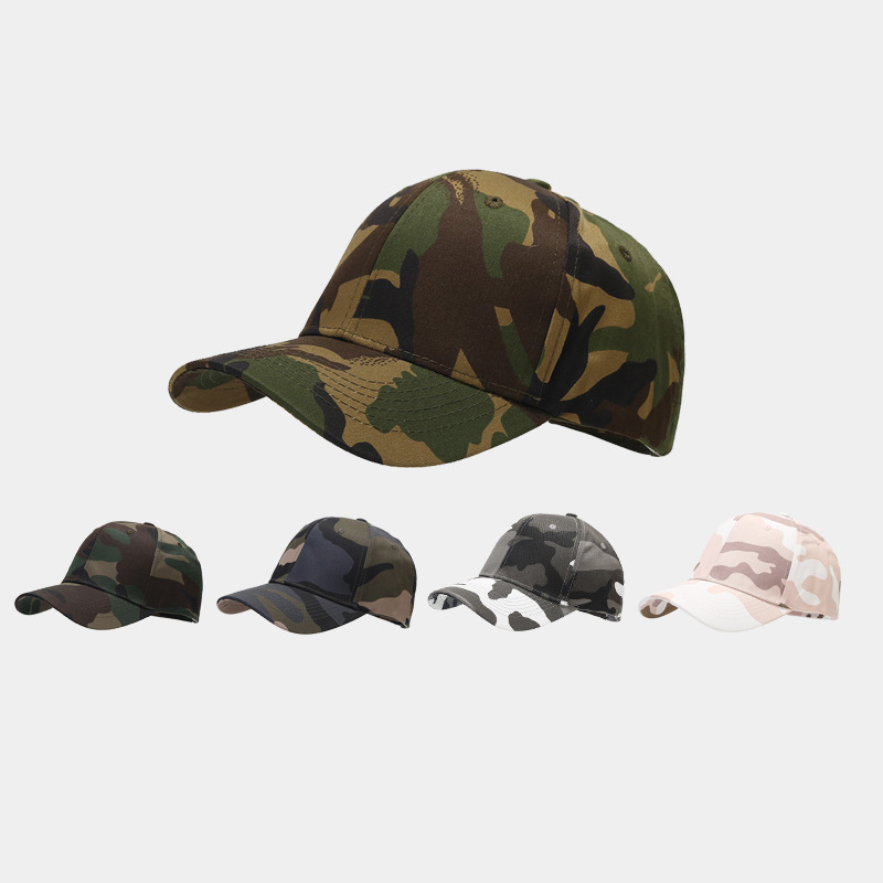 Dad Hat Cotton - Gorra de Béisbol con Camuflaje Boscoso,