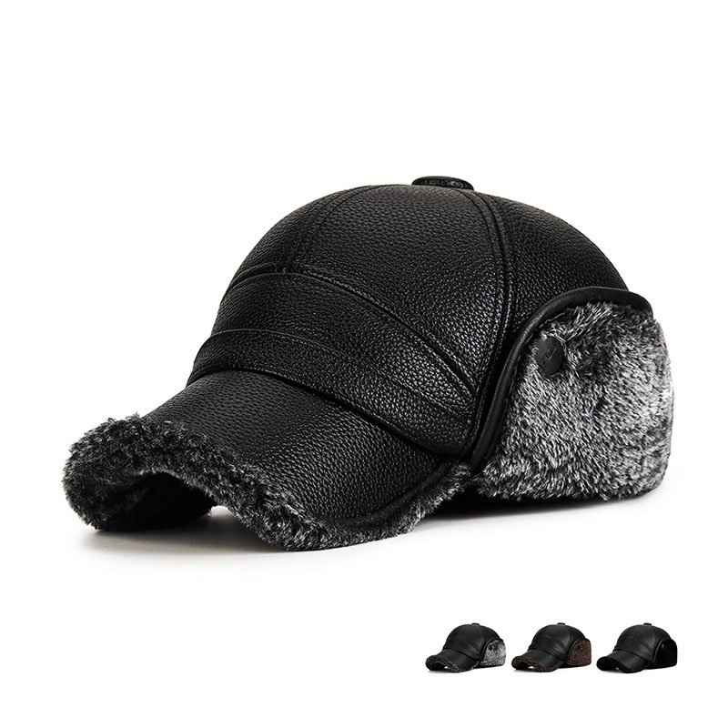 Baseball Cap Structured - Sombreros de piel para hombres de