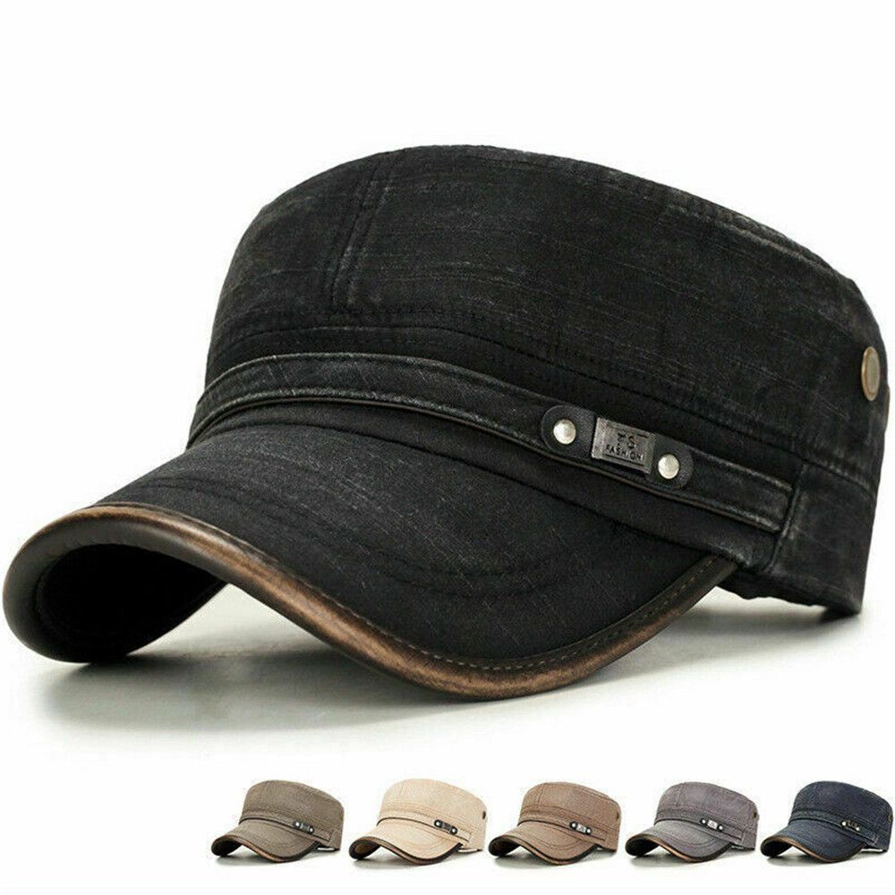 Snapback Hat Flat - Gorra ajustable plana transpirable para hombre,