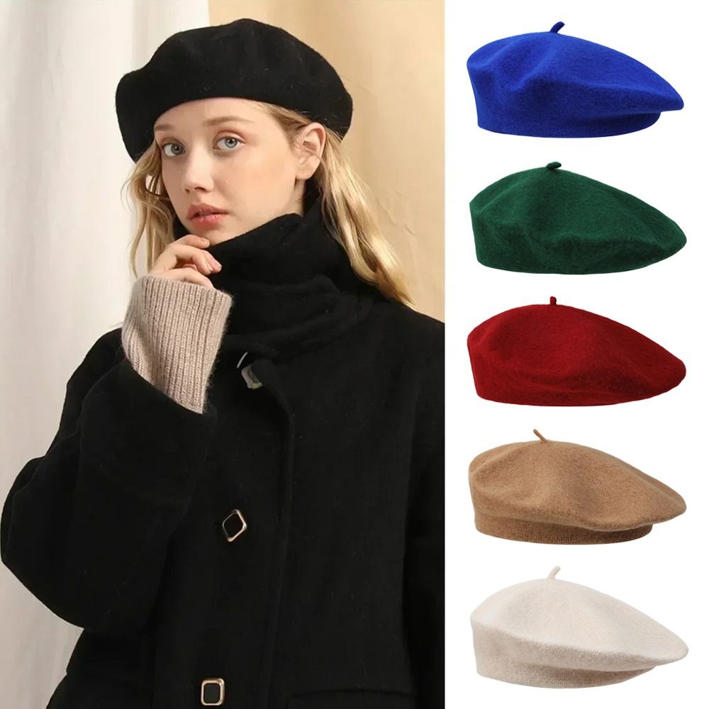 Beret French Wool - Boina de Lana Cálida para Otoño
