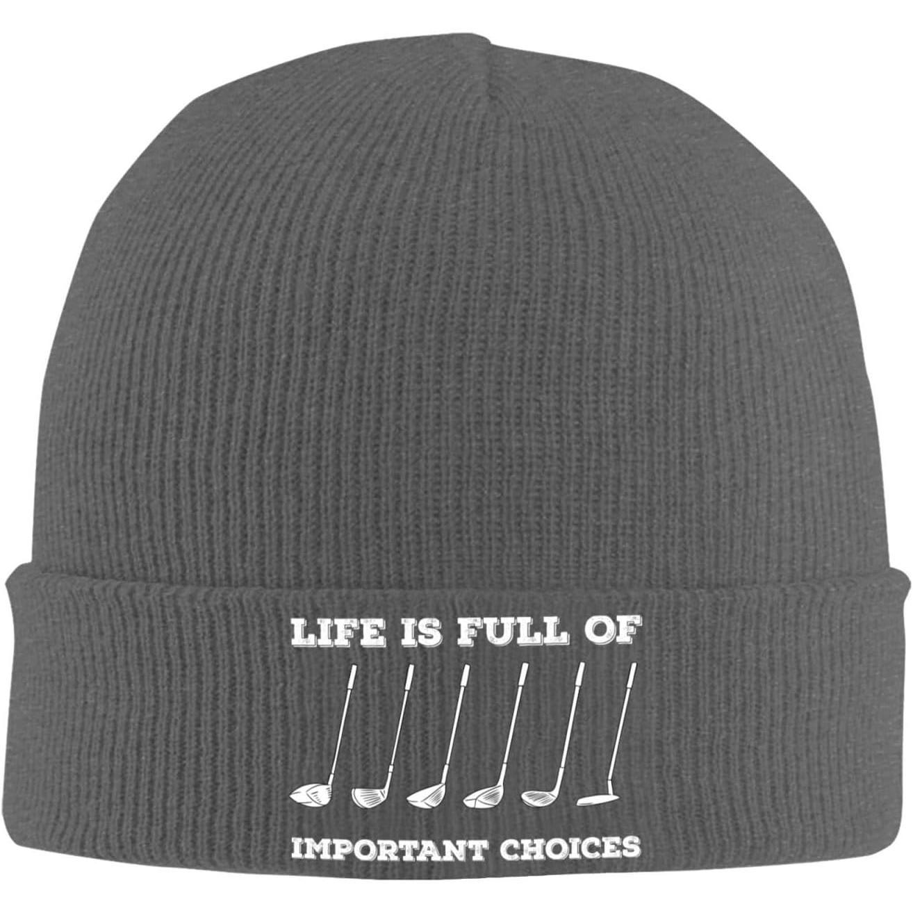 Beanie Cuffed Knit - La vida es llena de opciones