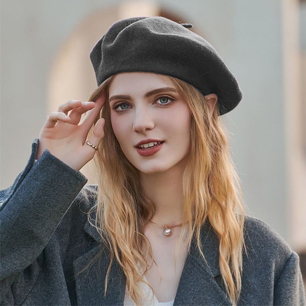 Boinas de lana cálidas para in - Beret French Wool reseña y precio