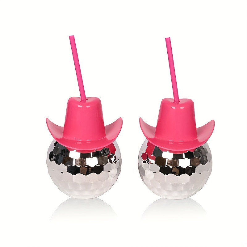Vaso con forma de sombrero de  - Cowboy Hat Straw reseña y precio