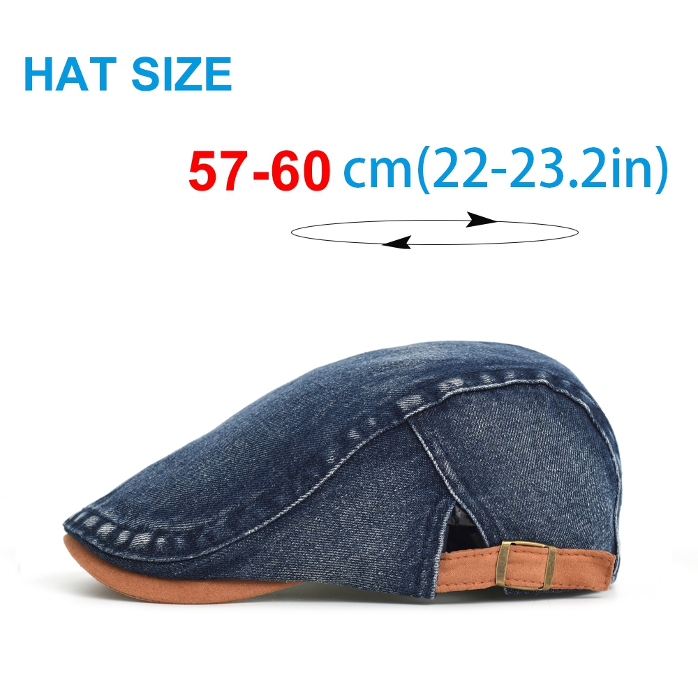 Gorra Newsboy de Mezclilla Lav - Newsboy Cap Ivy reseña y precio