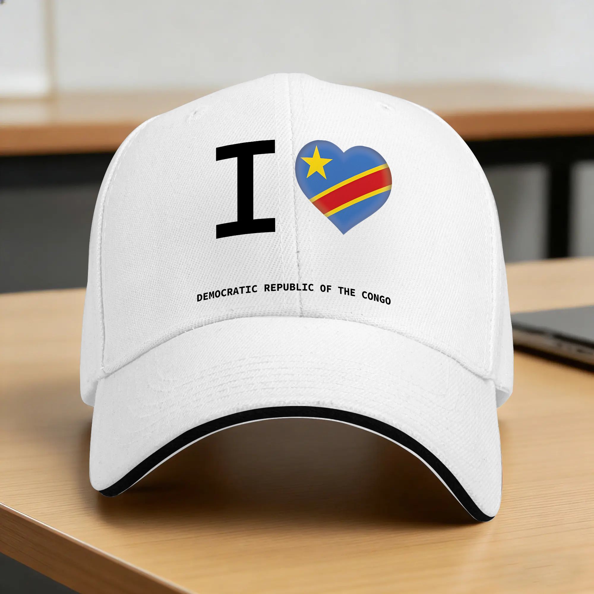 Gorra de béisbol I Heart Democ - Visor Sun Hat reseña y precio