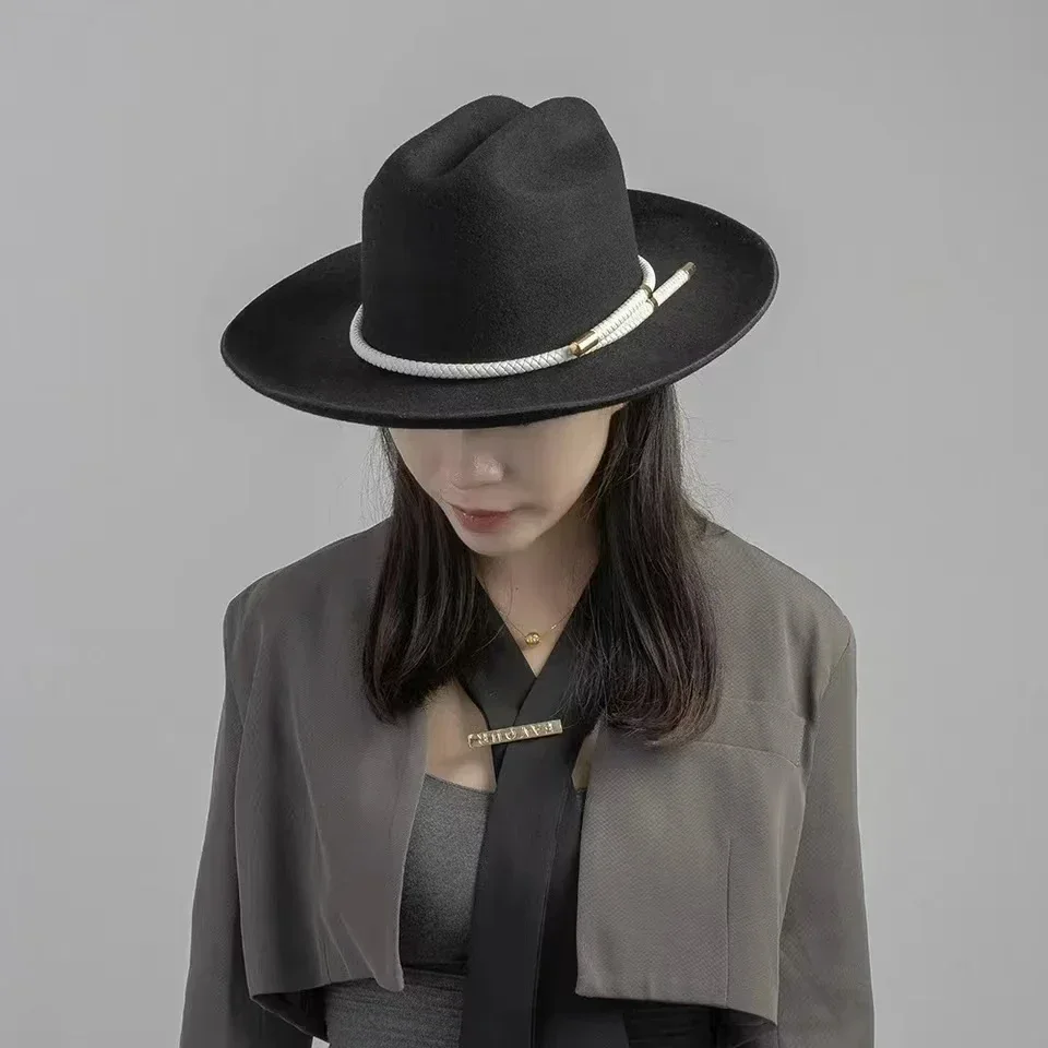 2025 nuevo retro ins chic invi - Fedora Hat Wool reseña y precio