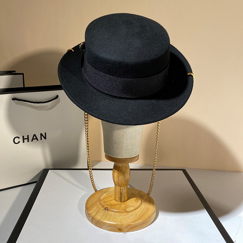 USPOP-gorros de lana decorados - Fedora Hat Wool reseña y precio