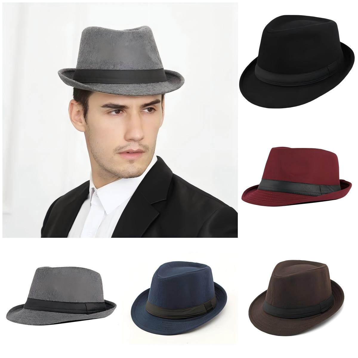 Sombrero para hombres nuevo es - Fedora Hat Wool reseña y precio
