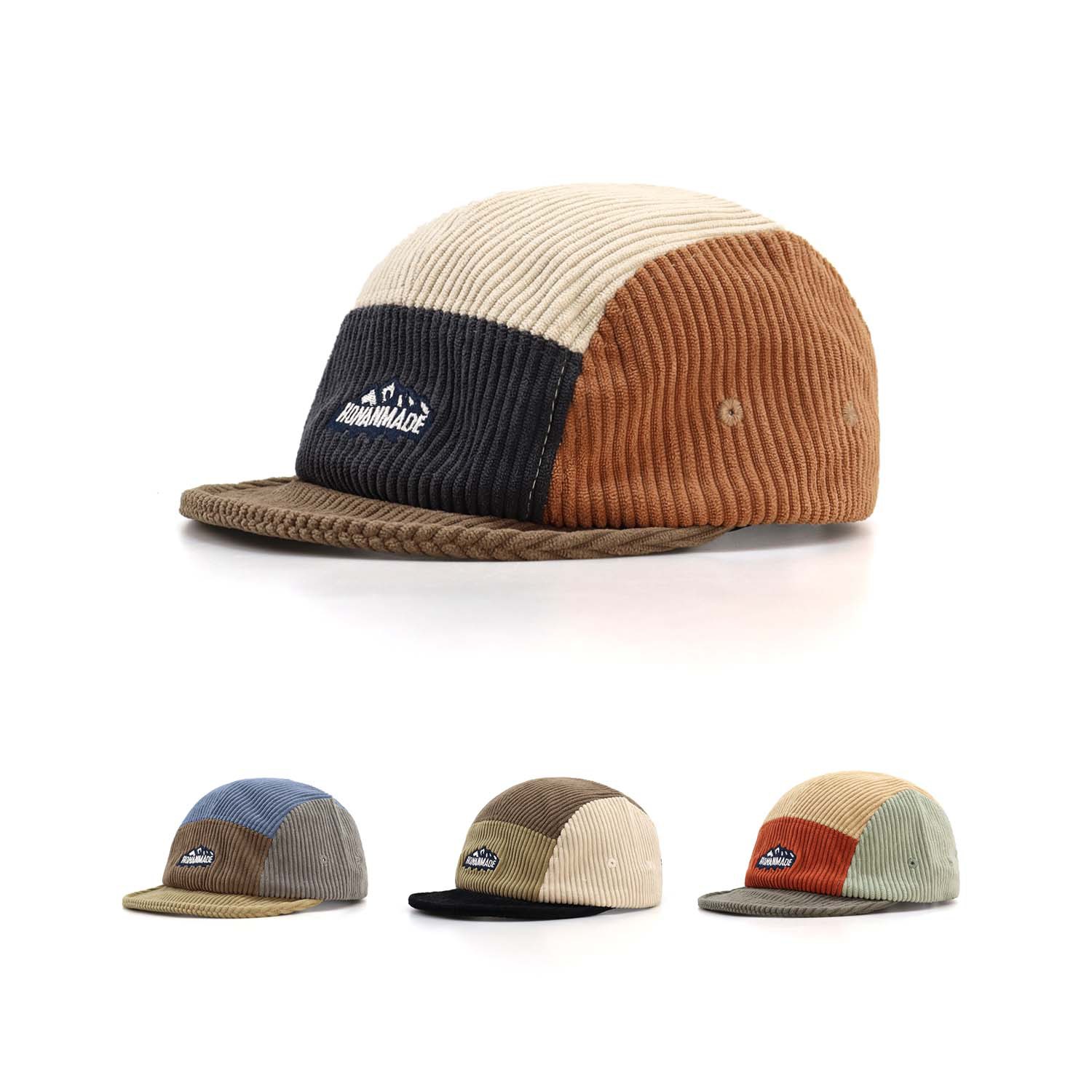 Gorra de béisbol de ala corta  - Corduroy Cap 5 Panel reseña y precio