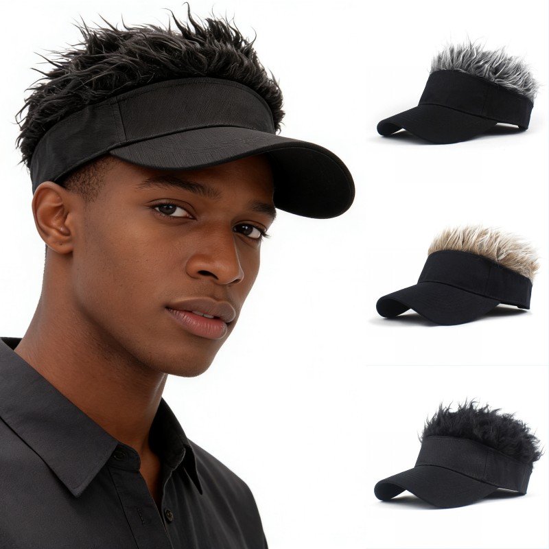 Gorra de béisbol con pelo sint - Visor Sun Hat reseña y precio