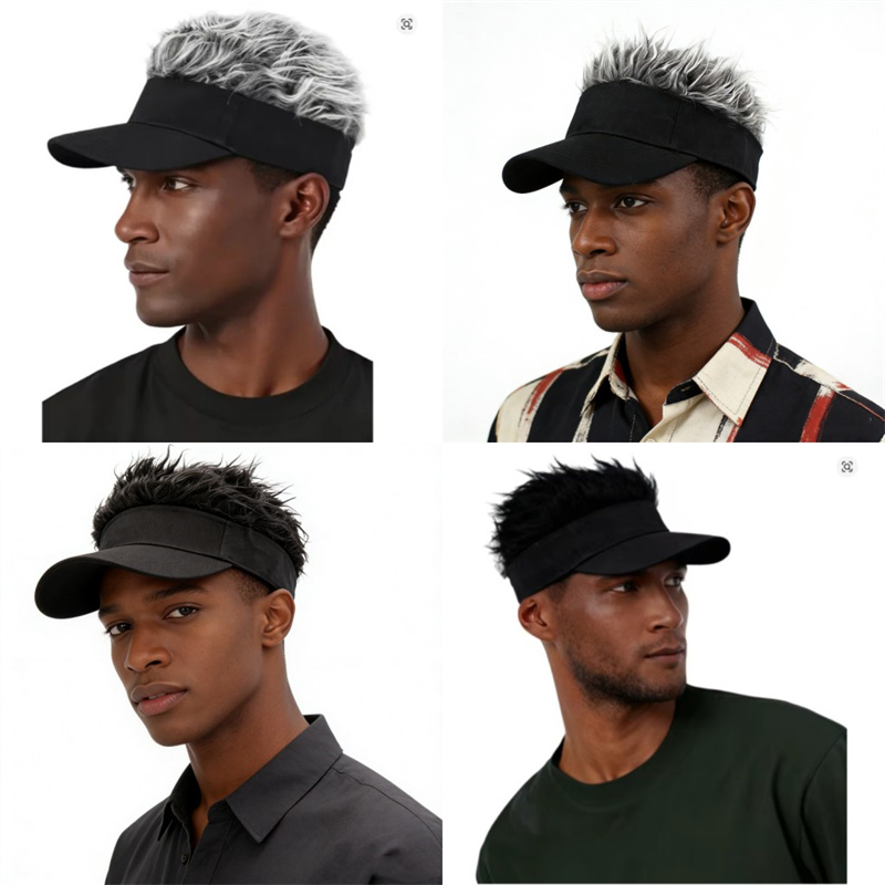 Gorra de béisbol con pelo sint - Visor Sun Hat reseña y precio