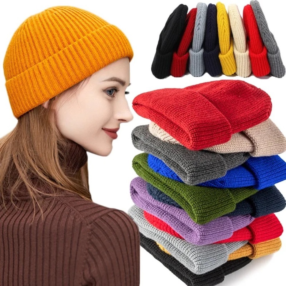 Gorro de Punto Clásico con Puñ - Beanie Cuffed Knit reseña y precio
