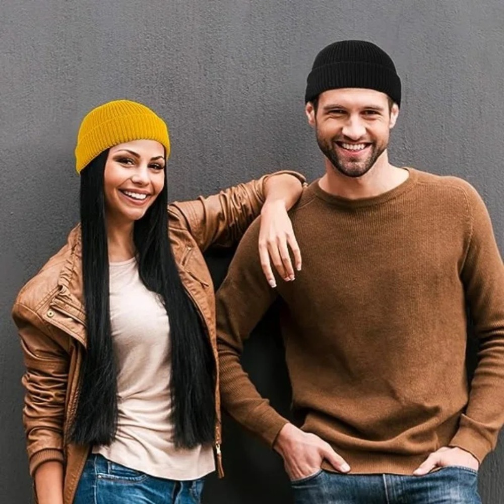 Gorro de Punto Clásico con Puñ - Beanie Cuffed Knit reseña y precio