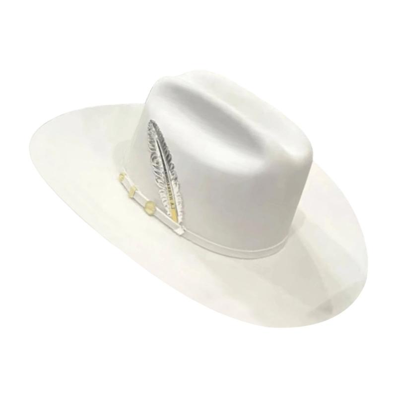 Diseño blanco clásico del somb - Fedora Hat Wool reseña y precio