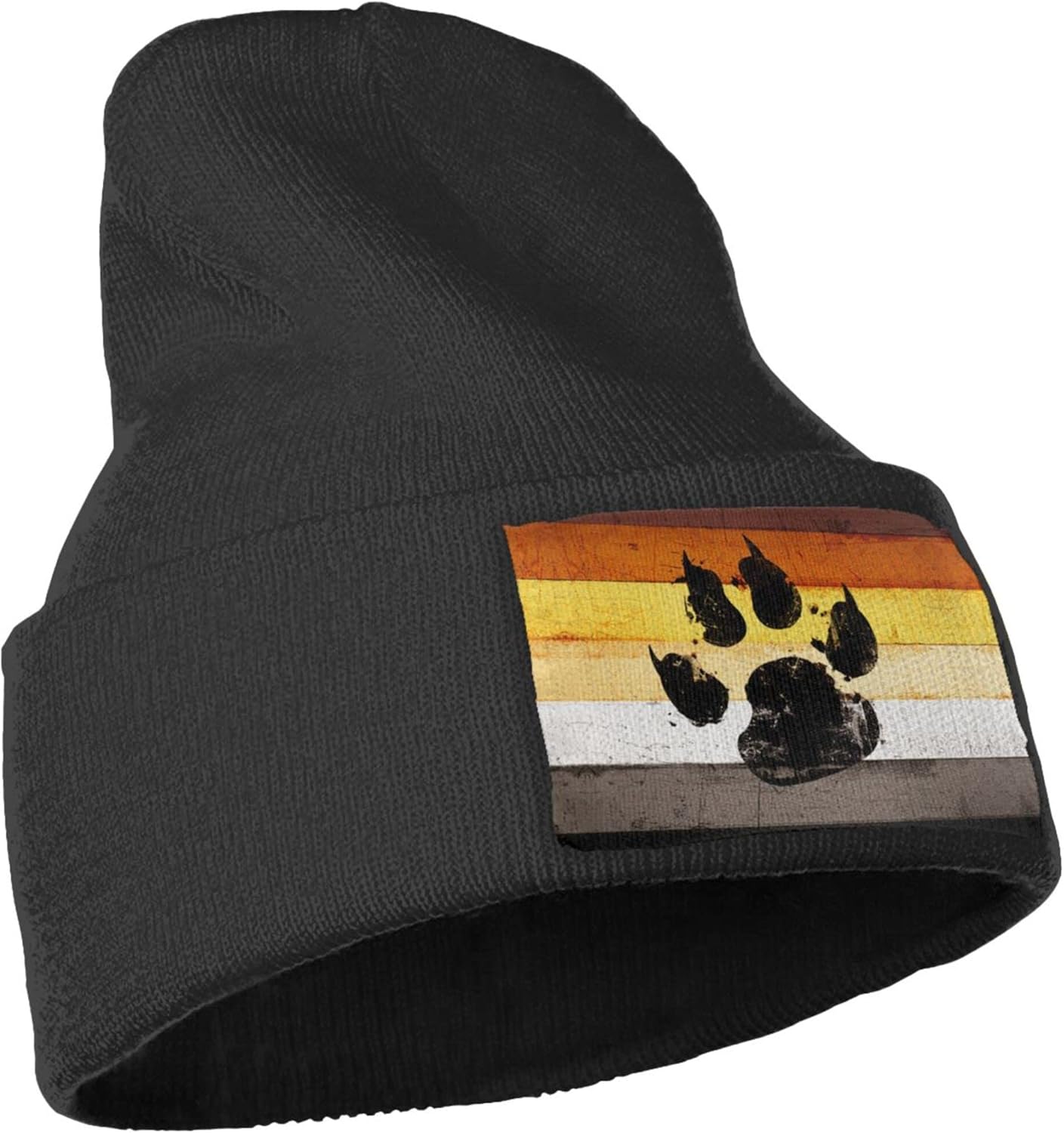 Gorro de punto con pata de oso - Beanie Cuffed Knit reseña y precio