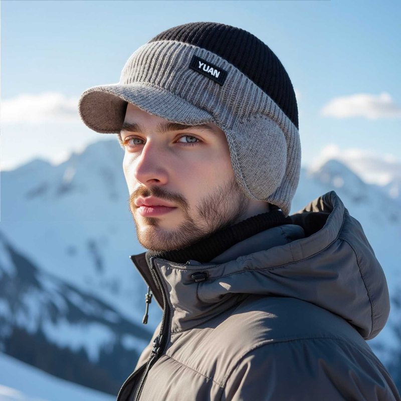 Gorra de béisbol de punto de d - Trapper Hat Ear Flap reseña y precio