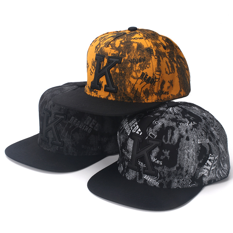 Gorras de béisbol con letras K - Snapback Hat Flat reseña y precio